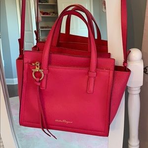 Salvatore Ferrragamo pink purse